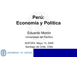 Perú: Economía y Política