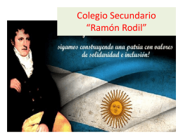Colegio Secundario Ramon Rodil”