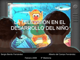 LA TELEVISIÓN EN EL DESARROLLO PSICOMOTOR DEL NIÑO