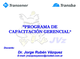 Transparencias - Jorge Vazquez