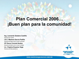 Plan Comercial 2006