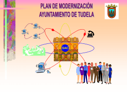 Ayuntamiento de Tudela PLAN DE MODERNIZACIÓN