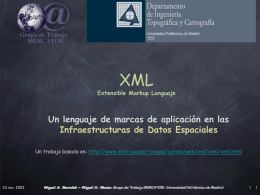 XML para IDEs - RedGeomatica
