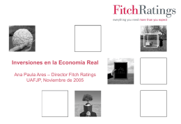 "Inversiones en la Economía Real" - A.Ares - noviembre
