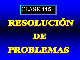 Clase 115: Resolución de Problemas