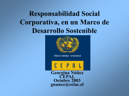 Corporate Social Responsibility in a Sustainable Development