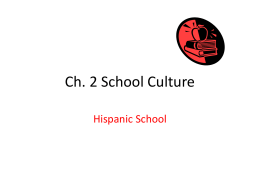 Ch. 2 School Culture