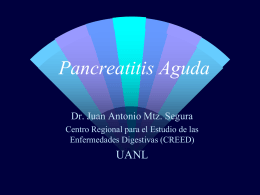 Pancreatitis Aguda Manejo Médico