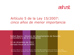 Presentacion Jornada Anual AEDC