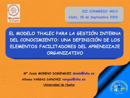 Ver presentación. - Universidad de Huelva