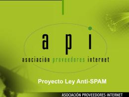 Proyecto Ley Anti-SPAM