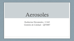 Aerosoles - Universidad del Valle de Guatemala