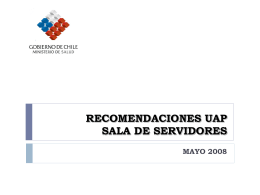 v.Documento UAP Sala Servidores