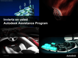 Presentación de Autodesk Assistance Program