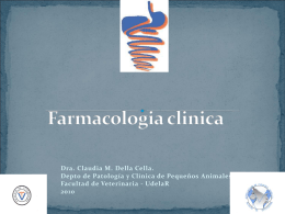 farmacologia_clinica_2010 - Red Nacional de Veterinarias