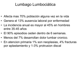 Lumbago - Cefalea Chile