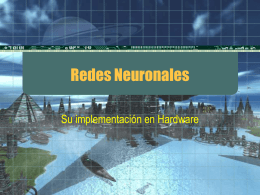 Redes Neuronales - Su implementación en Hardware