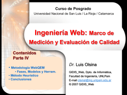 WebQEM - Universidad Nacional de San Luis