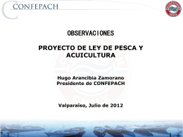 Presentacion del Presidente de Confepach en el Congreso Nacional