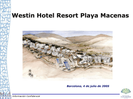 Westin Hotel Resort Playa Macenas Instalaciones de primer nivel