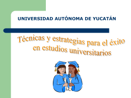 Presentación 1 - Universidad Autónoma de Yucatán