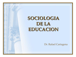sociologia de la educac