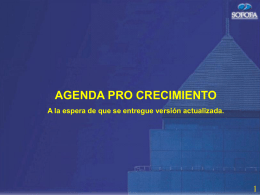 ver presentación Sr. Juan Claro (Agenda Pro Crecimiento)