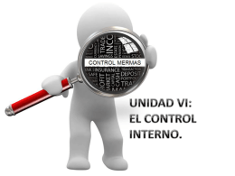 Control Interno - Prof. Fernando Monge