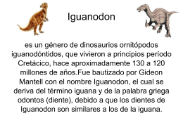 Iguanodon es un género de dinosaurios ornitópodos