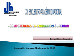 Presentación - Universidad Pedagógica Nacional, Unidad 011