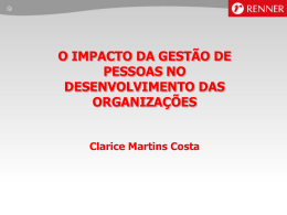 Clarice Martins Costa, gerente-geral de RH da Lojas