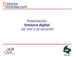 Emisora digital - Colegios Virtuales