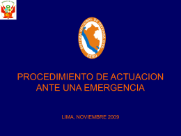 04. Procedimiento Reporte de Emergencia - SINPAD