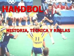 Presentación handball - Colegio Madre Paulina