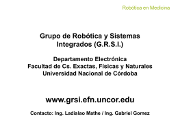 Grupo de Robótica y Sistemas Integrados (GRSI)