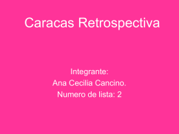 Caracas Retrospectiva Ana C Cancino 3