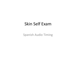 Skin Self Exam - youdonefine.com