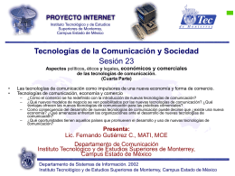 Sesión 23 - Fernando Gutiérrez :: Tecnología y Sociedad