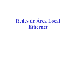Redes de Área Local Ethernet