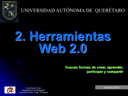 2. Herramientas Web 2.0