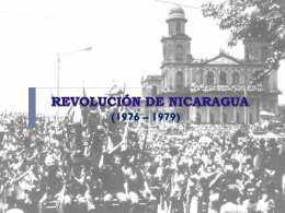 REVOLUCIÓN DE NICARAGUA