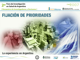 Investigación científica en Argentina