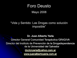 Foro Deusto – Mayo 2008
