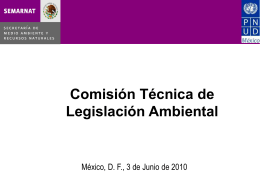 Comisión Técnica de Legislación Ambiental