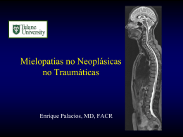 mielopatías no neoplásicas