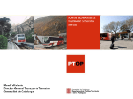 Plan de transporte de viajeros de Catalunya 2008-2012