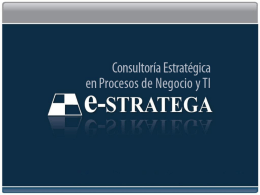 servicios - Estratega – Consultoría en estrategia y procesos