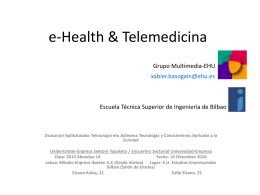 e-Health & Telemedicina ( ppt , 5.62 MB )