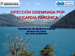 Infección diseminada por Nocardia Farcinica