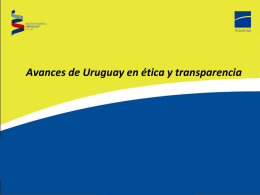 Presentación Uruguay - Dirección Nacional de Aduanas